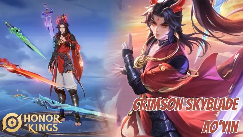 Skin Ao'yin Crimson Skyblade Honor of Kings Dari SHIROTOPUP: Review Lengkap, Harga, dan Cara Mendapatkannya