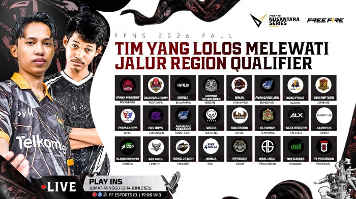 FFNS 2026 Fall Play-Ins Resmi Dimulai Dari SHIROTOPUP: 36 Tim Siap Bertarung Demi Tiket Grand Finals