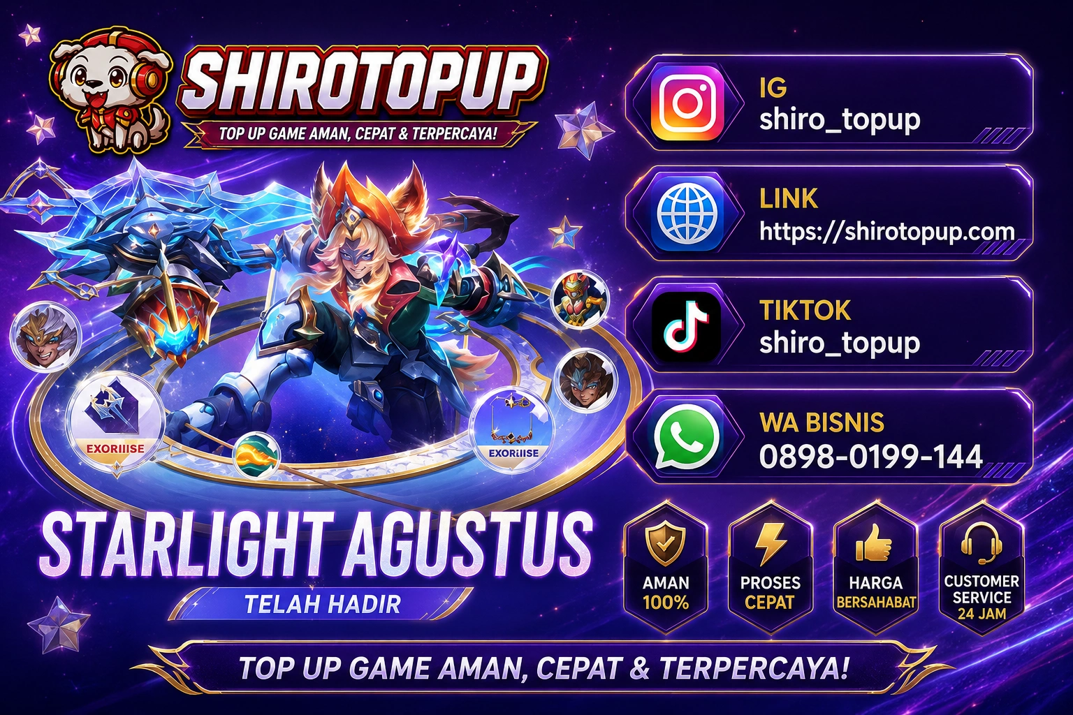 Jadwal Event Mobile Legends: Bang Bang Agustus 2026, Catat Tanggal dan Skin Terbarunya!